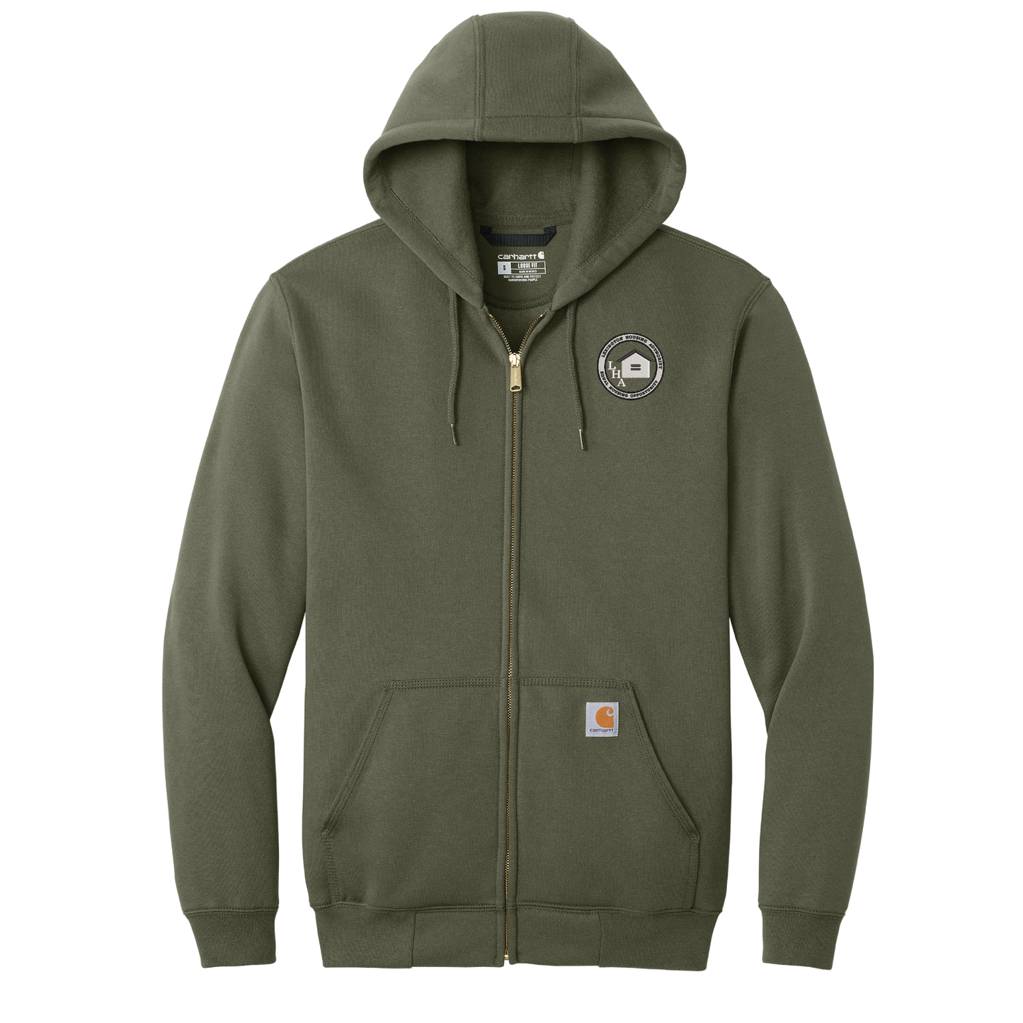 LHA | Carhartt Midweight Hooded Zip-Front Sweatshirt