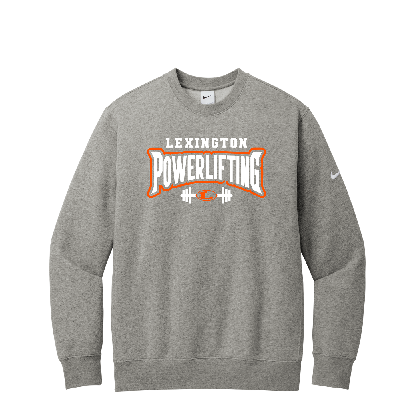 Lex Powerlifting | Nike Club ADULT Fleece Sleeve Swoosh Crew