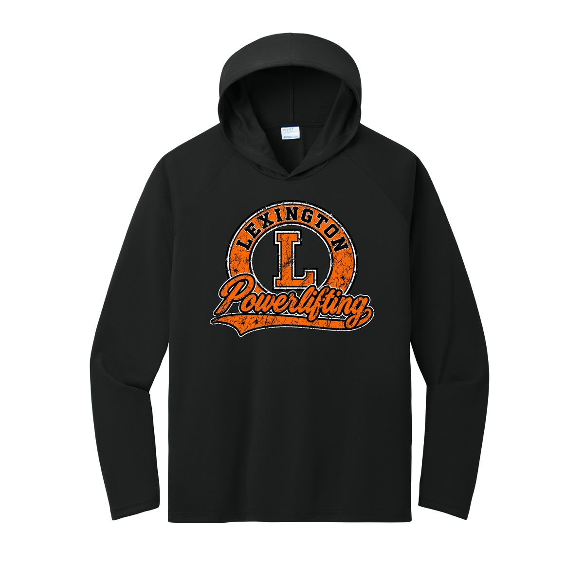 Lex Powerlifting | Port & Co Performance Pullover Hooded Tee