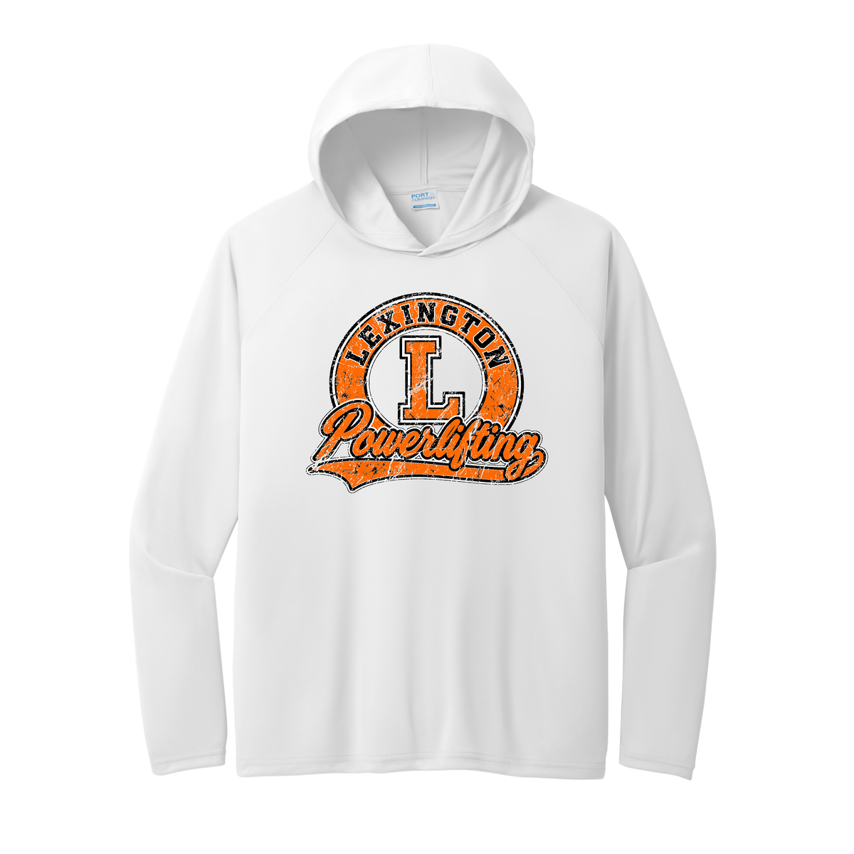 Lex Powerlifting | Port & Co Performance Pullover Hooded Tee