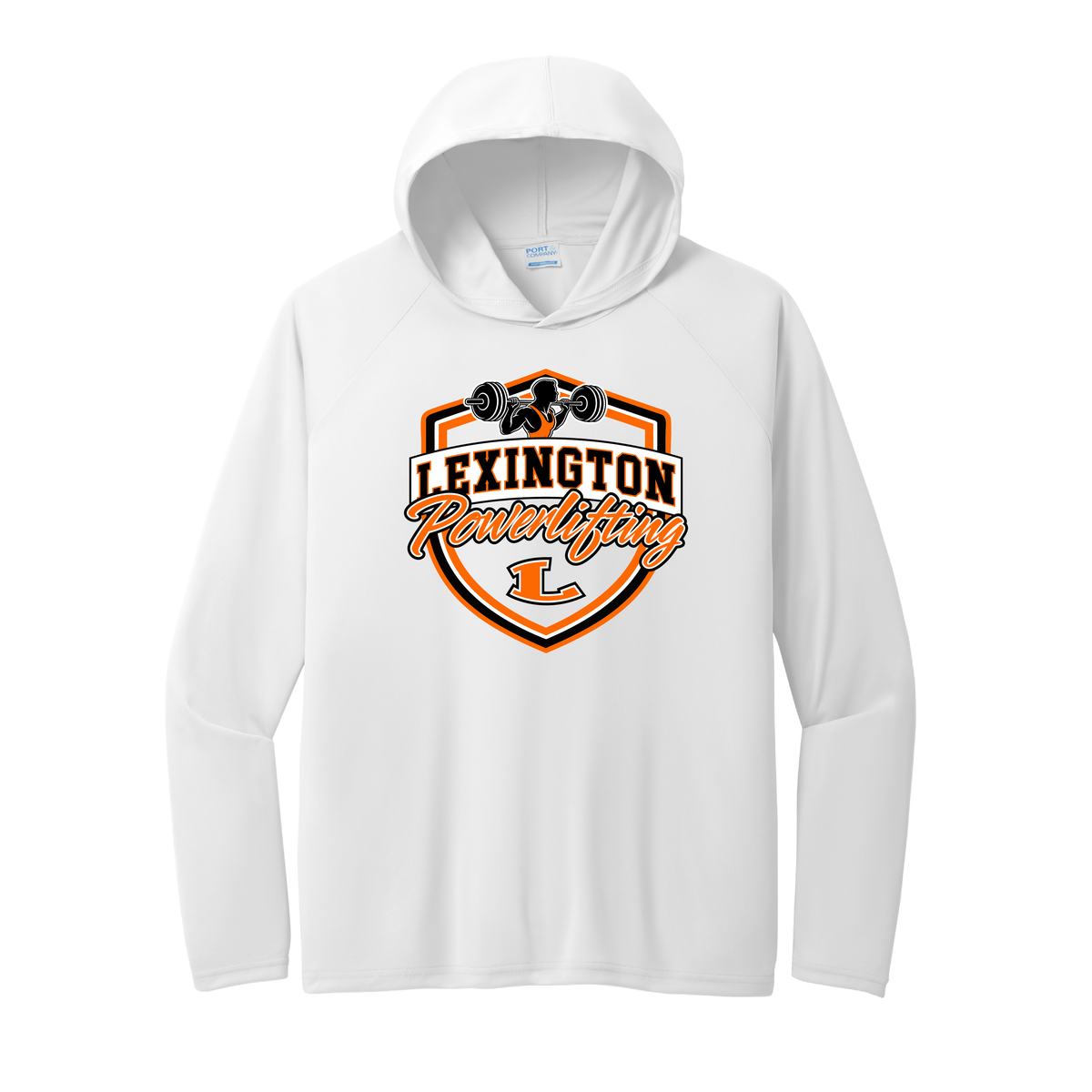 Lex Powerlifting | Port & Co Performance Pullover Hooded Tee