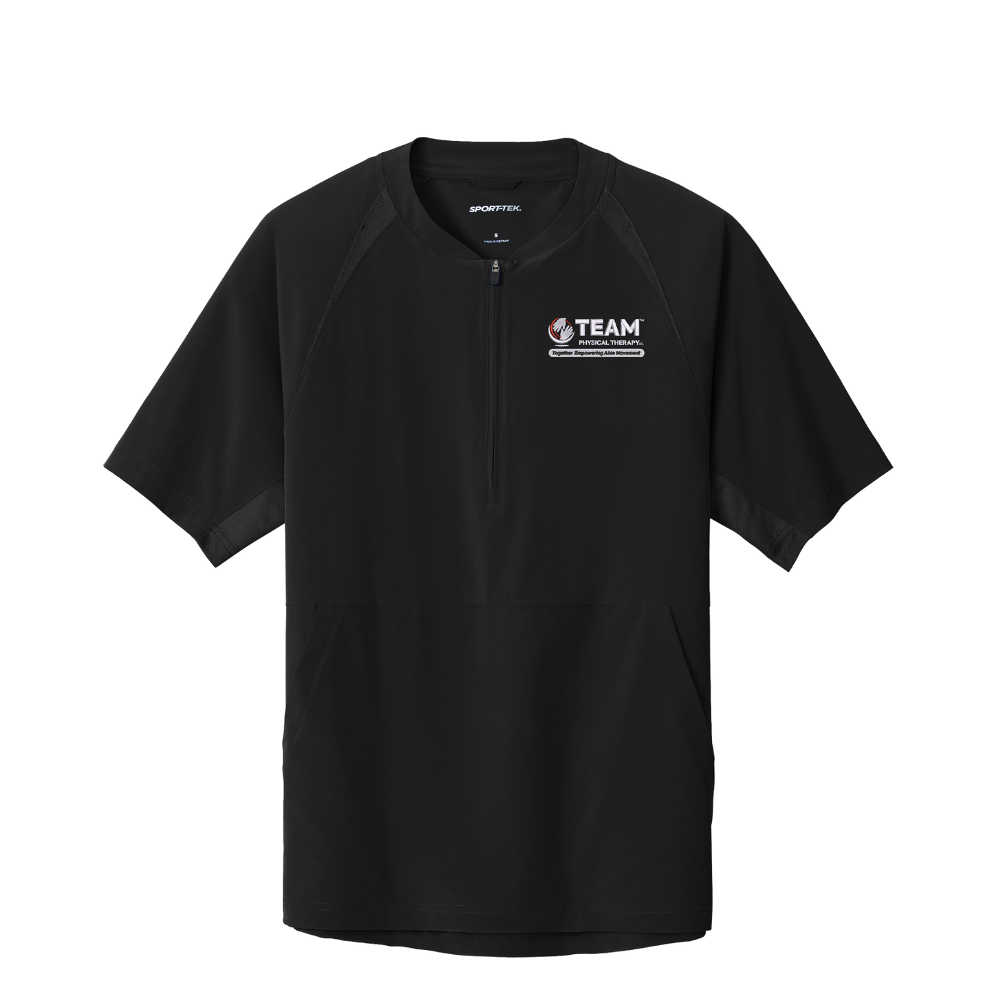 Equipo de Fisioterapia | Chaqueta Sport-Tek Repeat de manga corta con media cremallera