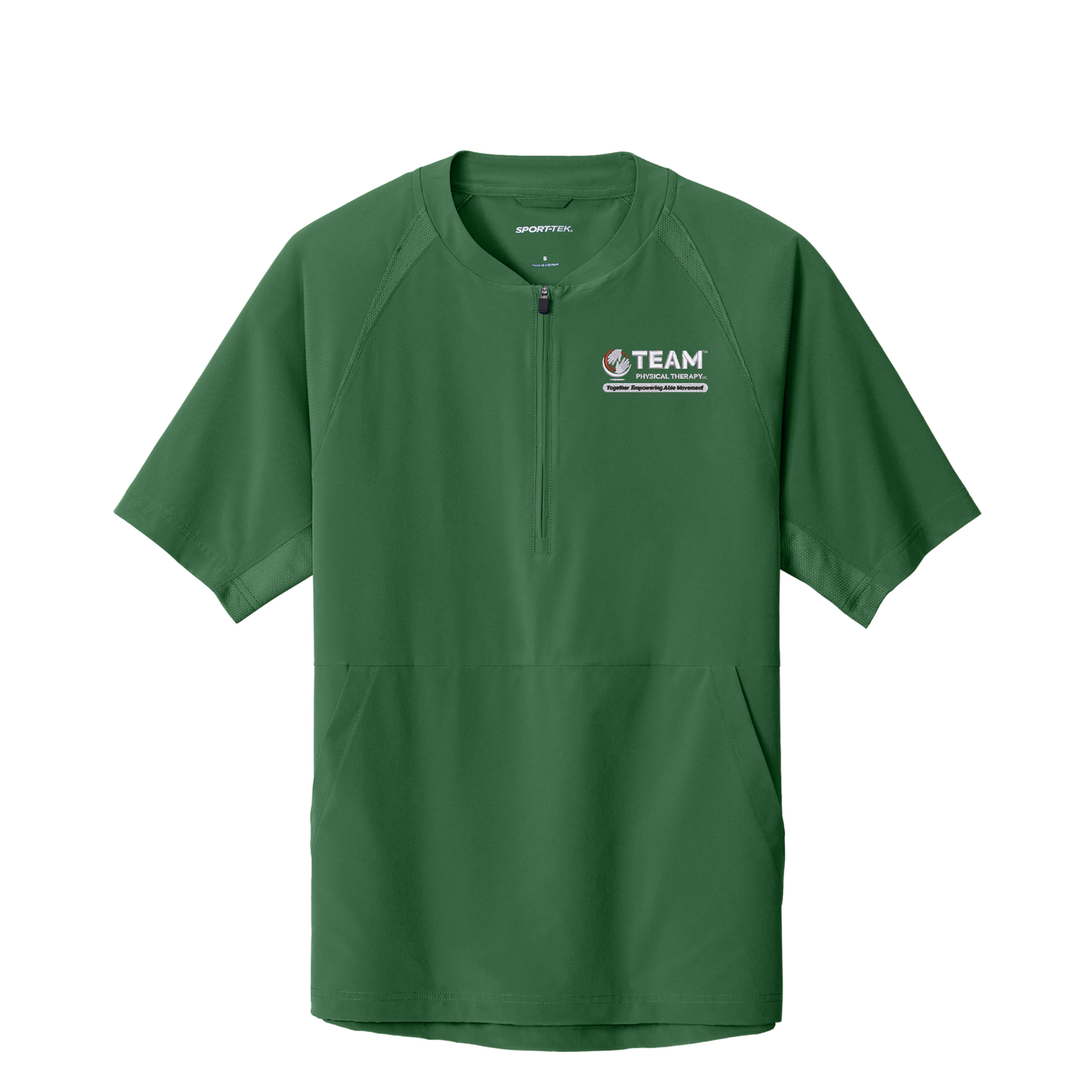 Equipo de Fisioterapia | Chaqueta Sport-Tek Repeat de manga corta con media cremallera