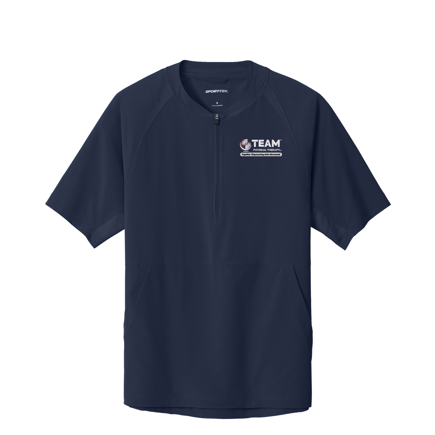 Equipo de Fisioterapia | Chaqueta Sport-Tek Repeat de manga corta con media cremallera