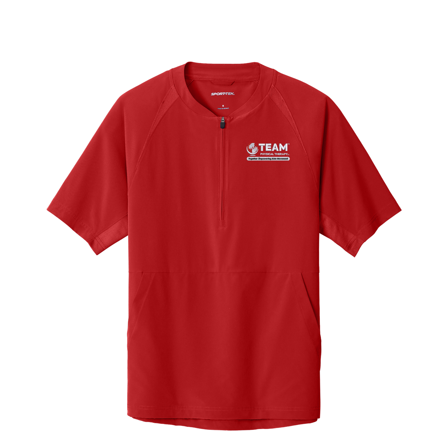 Equipo de Fisioterapia | Chaqueta Sport-Tek Repeat de manga corta con media cremallera