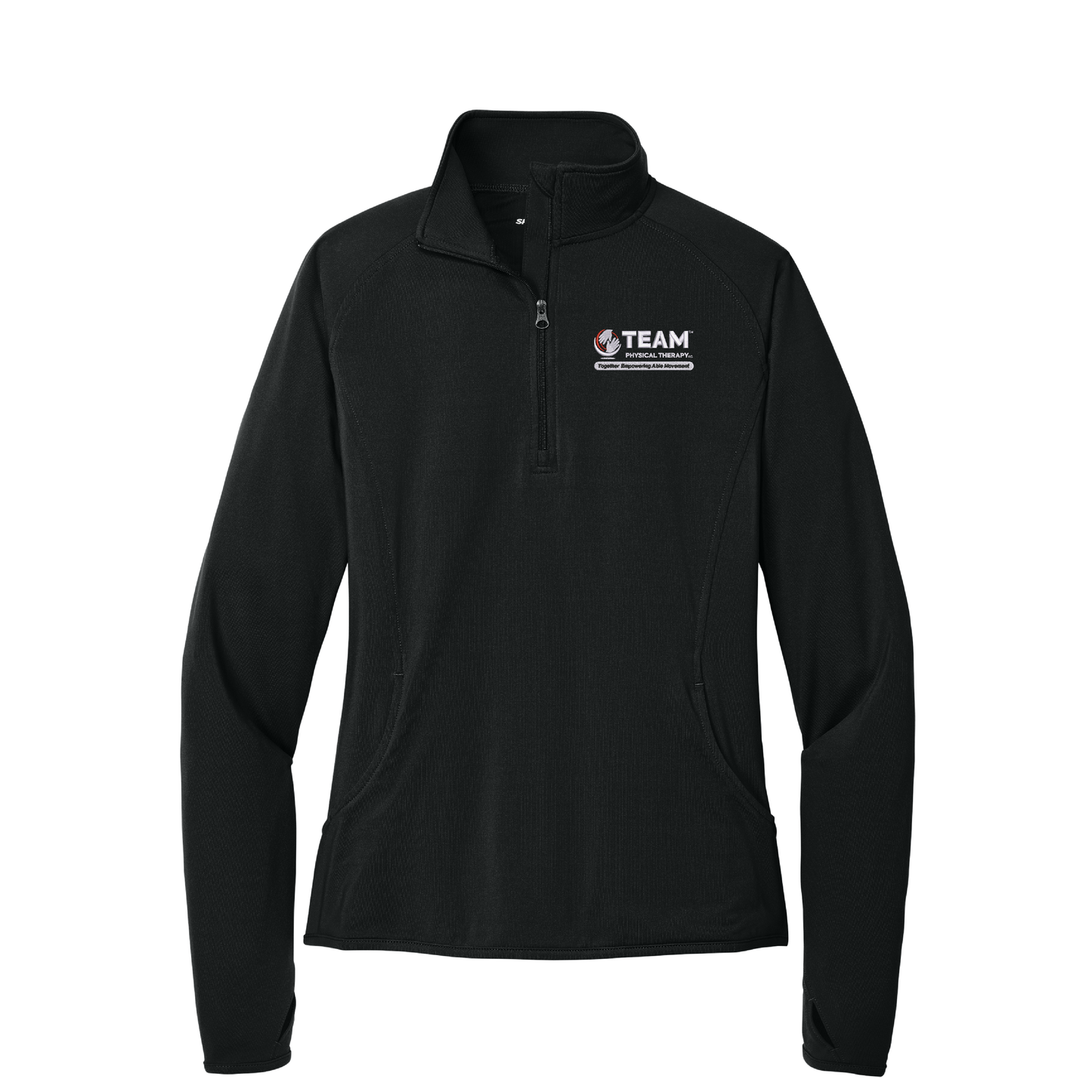 Equipo de Fisioterapia | Jersey Sport-Tek para mujer con cremallera de 1/4 y tejido elástico Sport-Wick