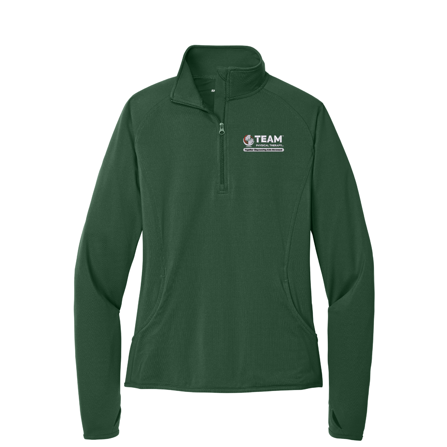 Equipo de Fisioterapia | Jersey Sport-Tek para mujer con cremallera de 1/4 y tejido elástico Sport-Wick