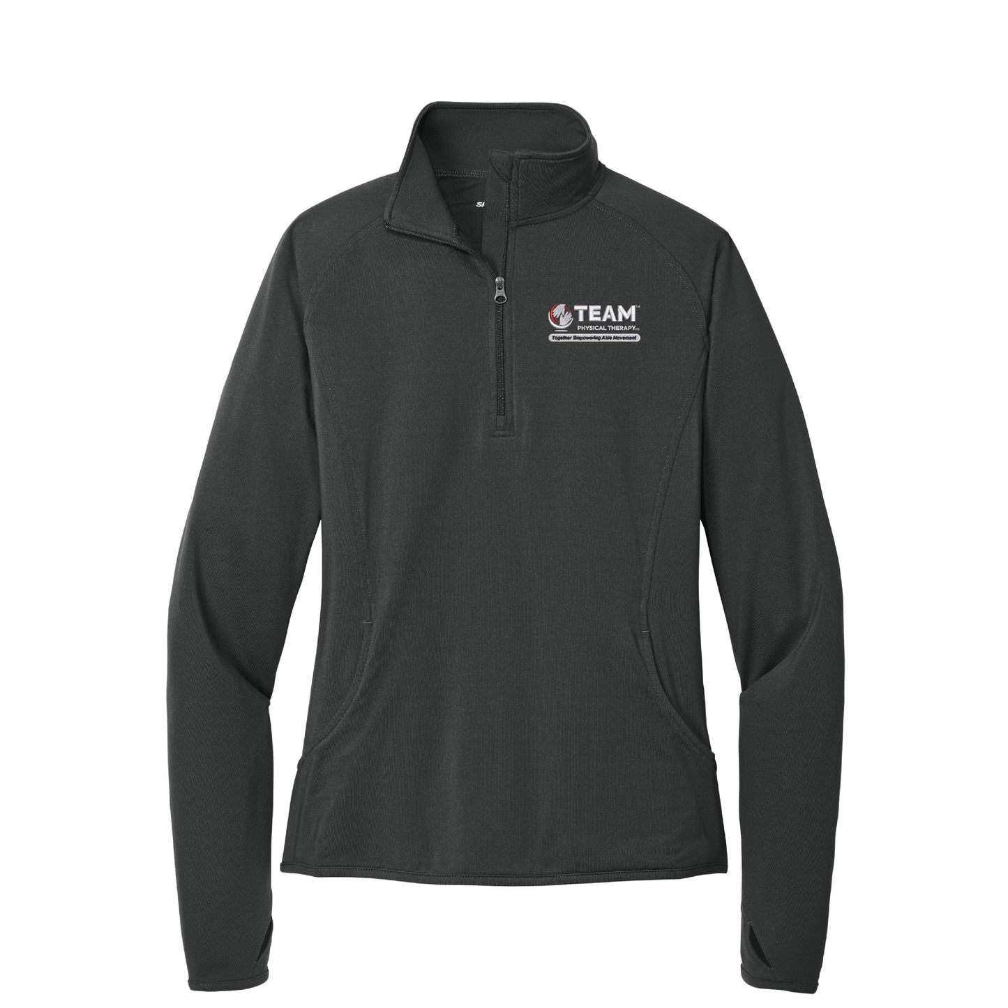 Equipo de Fisioterapia | Jersey Sport-Tek para mujer con cremallera de 1/4 y tejido elástico Sport-Wick