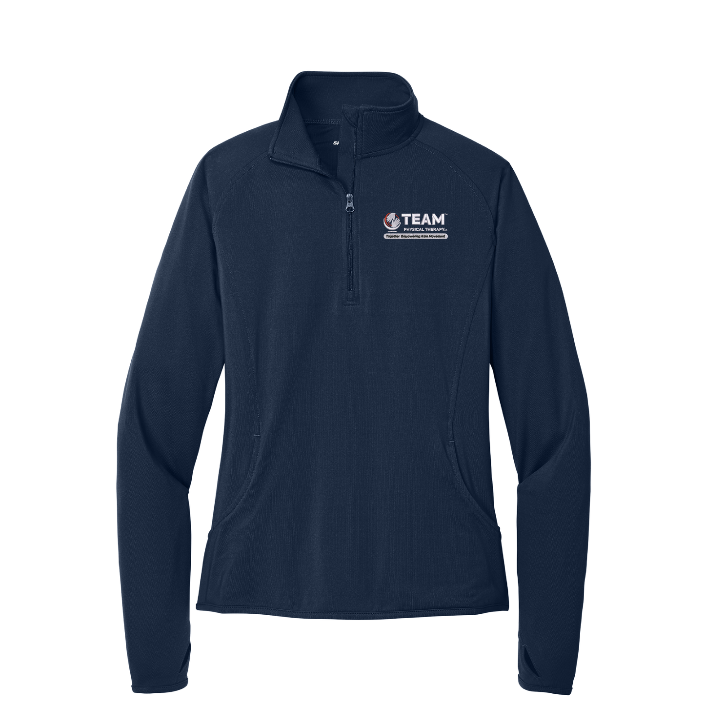 Equipo de Fisioterapia | Jersey Sport-Tek para mujer con cremallera de 1/4 y tejido elástico Sport-Wick