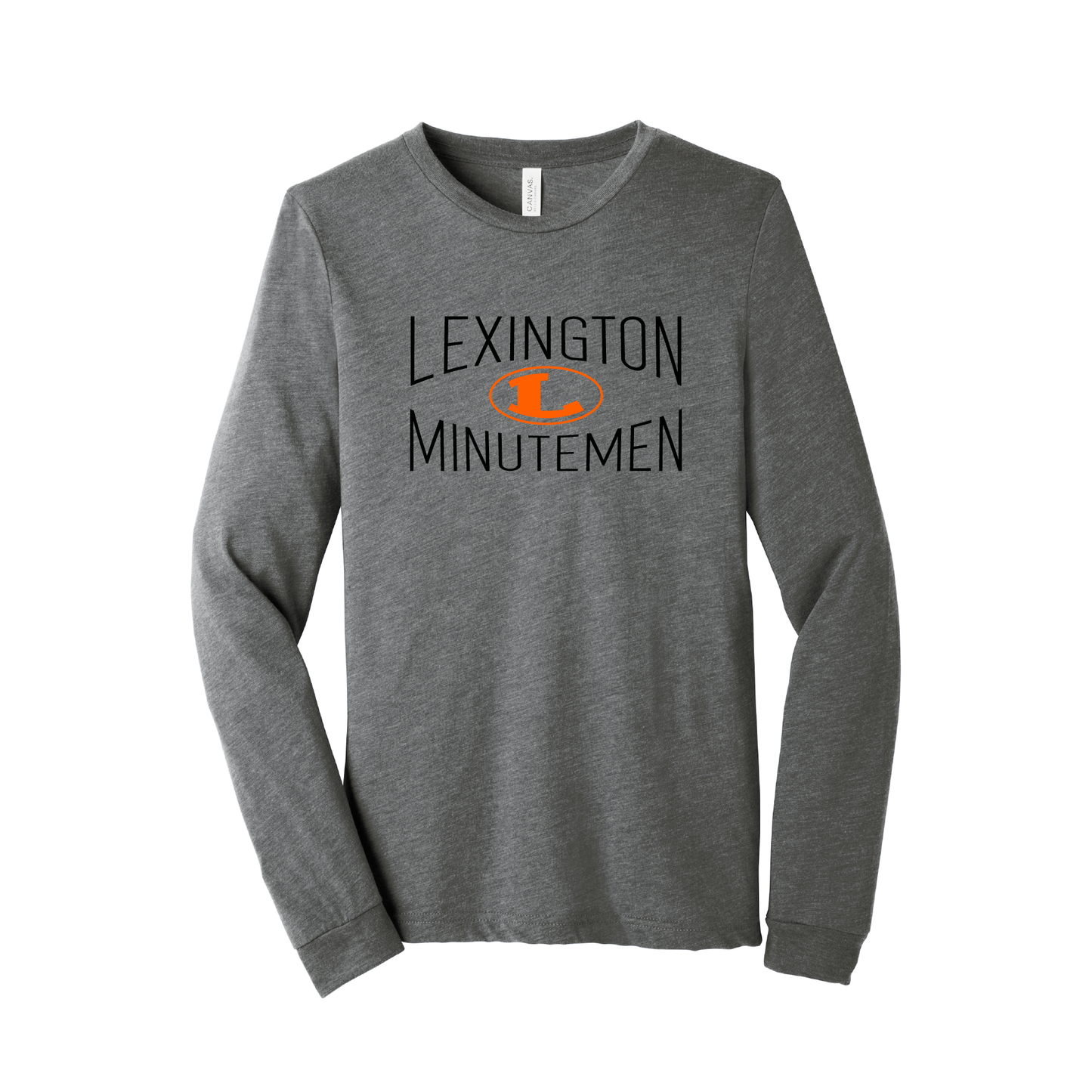 Camiseta unisex de manga larga jaspeada Bella+Canvas