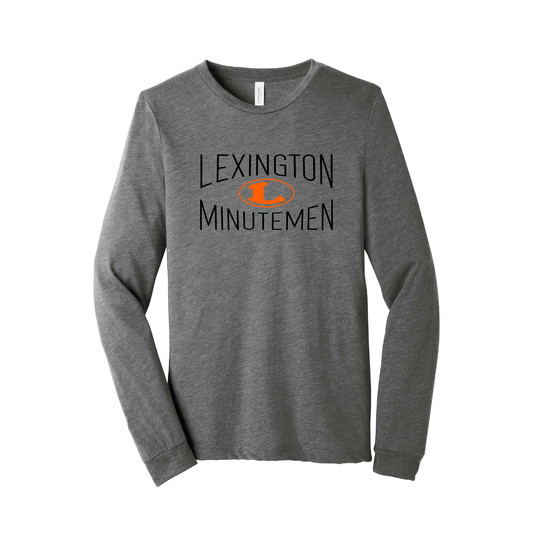 Camiseta unisex de manga larga jaspeada Bella+Canvas