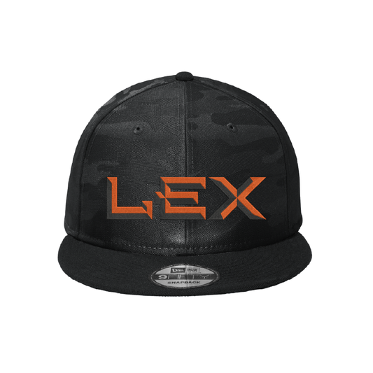 New Era Camo Flat Bill Snapback Cap