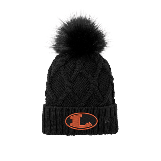 New Era Faux Fur Pom Beanie