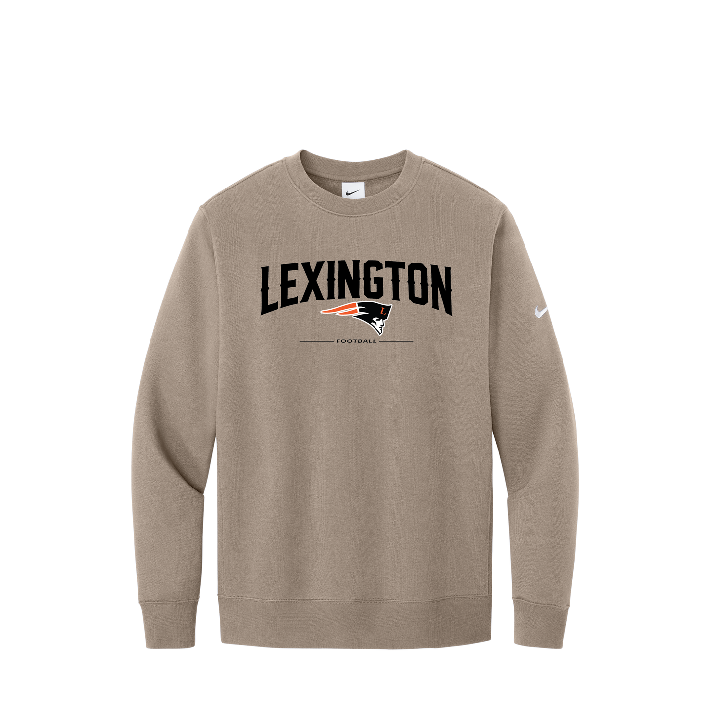 Lex Football | Nike Club Fleece Sleeve Swoosh Crew