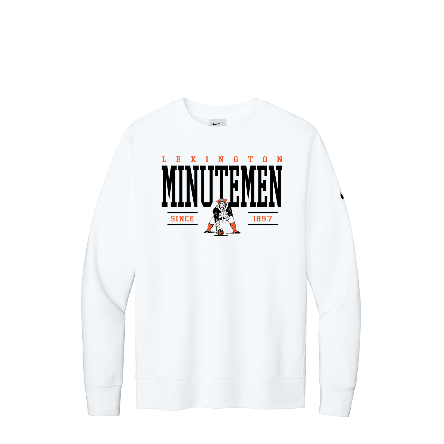Lex Football | Nike Club Fleece Sleeve Swoosh Crew