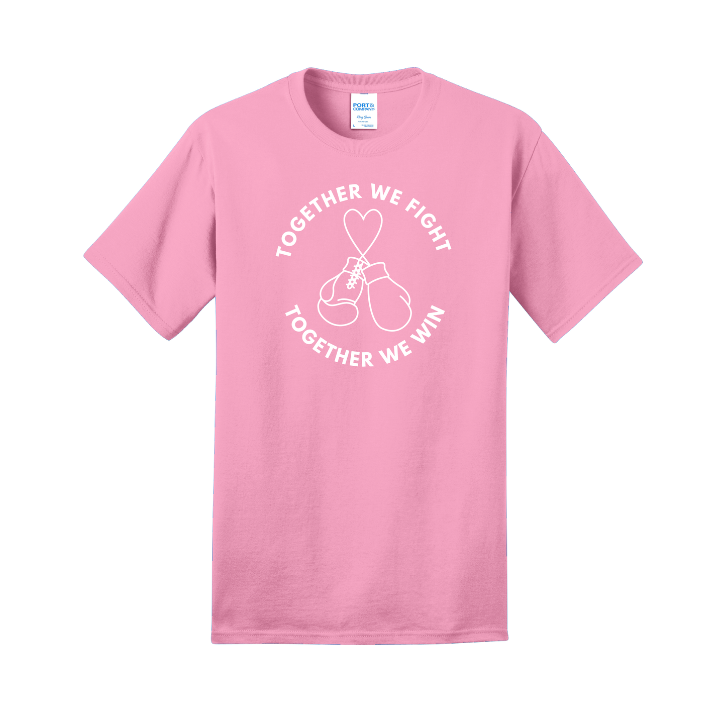 Pinktober | Port & Co Ring Spun Cotton Tee