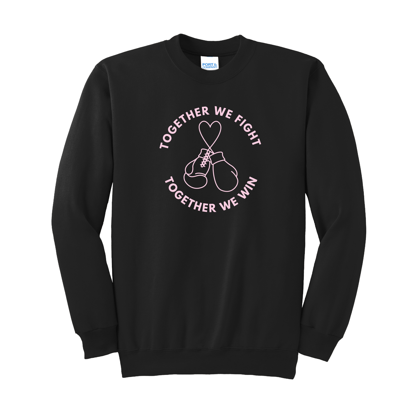 Pinktober | Port & Co Essential Fleece Crewneck Sweatshirt