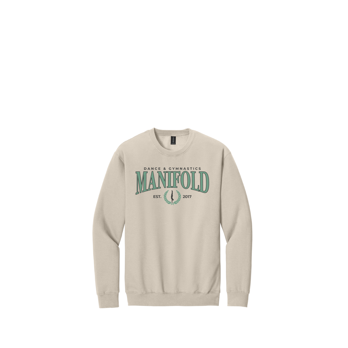 Manifold | Gildan Youth Unisex Softstyle Midweight Crewneck Sweatshirt - Gymnastics