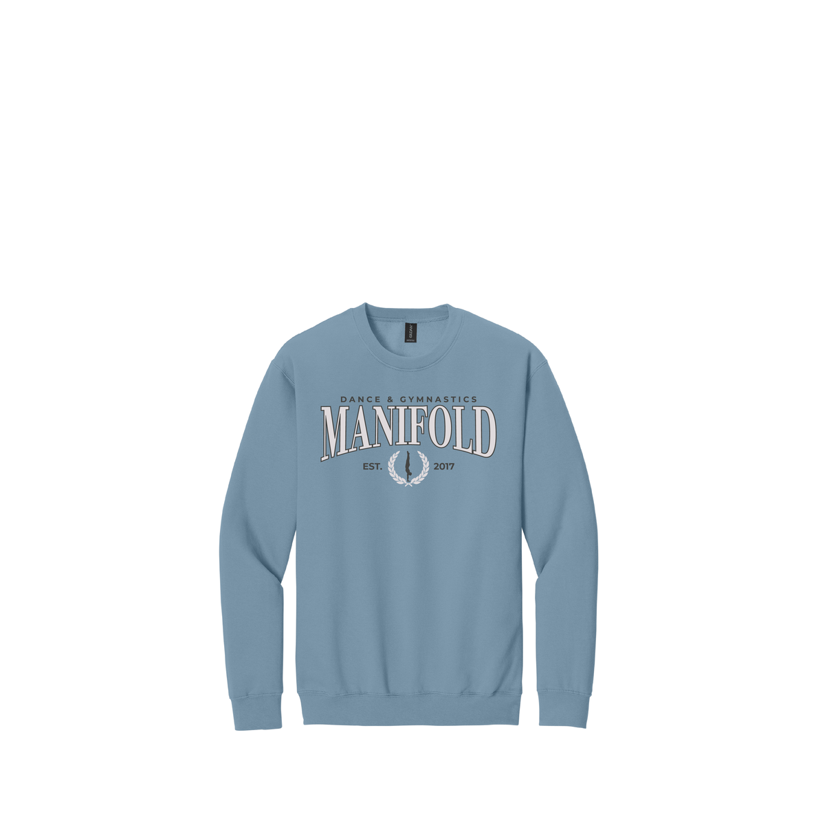 Manifold | Gildan Youth Unisex Softstyle Midweight Crewneck Sweatshirt - Gymnastics
