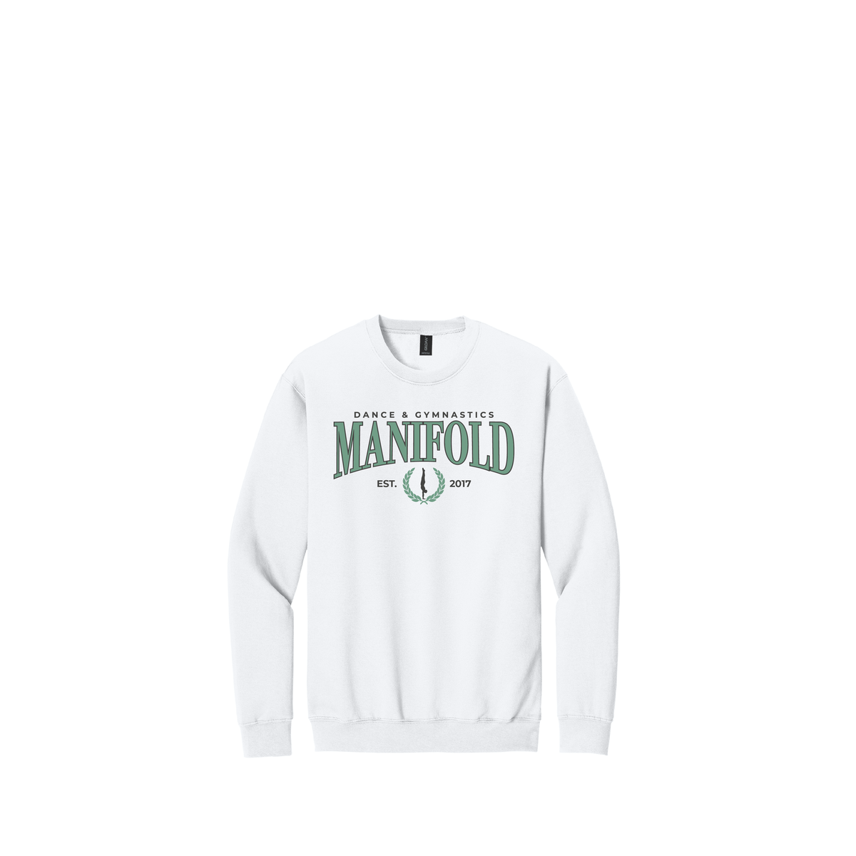Manifold | Gildan Youth Unisex Softstyle Midweight Crewneck Sweatshirt - Gymnastics