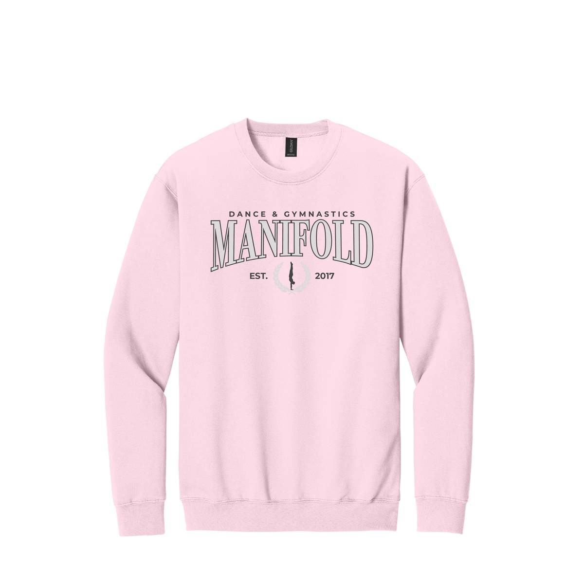 Manifold | Gildan Unisex Softstyle Midweight Crewneck Sweatshirt - Gymnastics