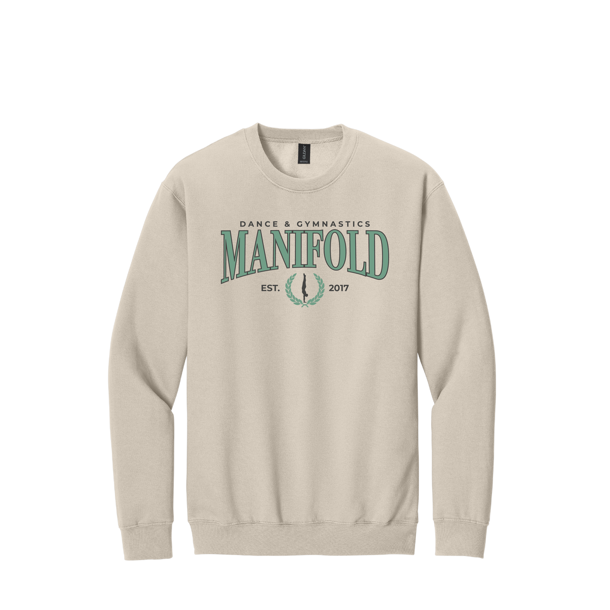 Manifold | Gildan Unisex Softstyle Midweight Crewneck Sweatshirt - Gymnastics