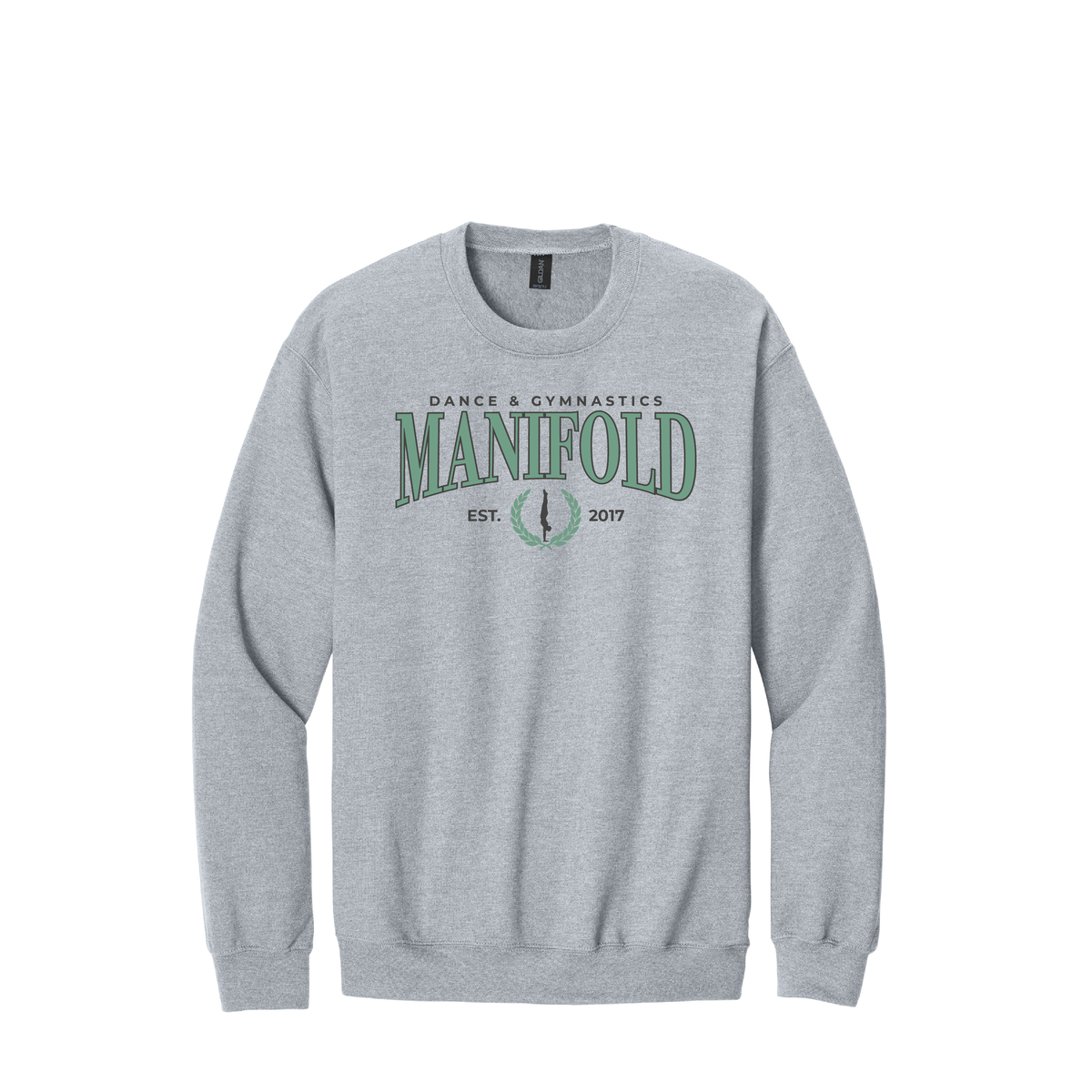 Manifold | Gildan Unisex Softstyle Midweight Crewneck Sweatshirt - Gymnastics