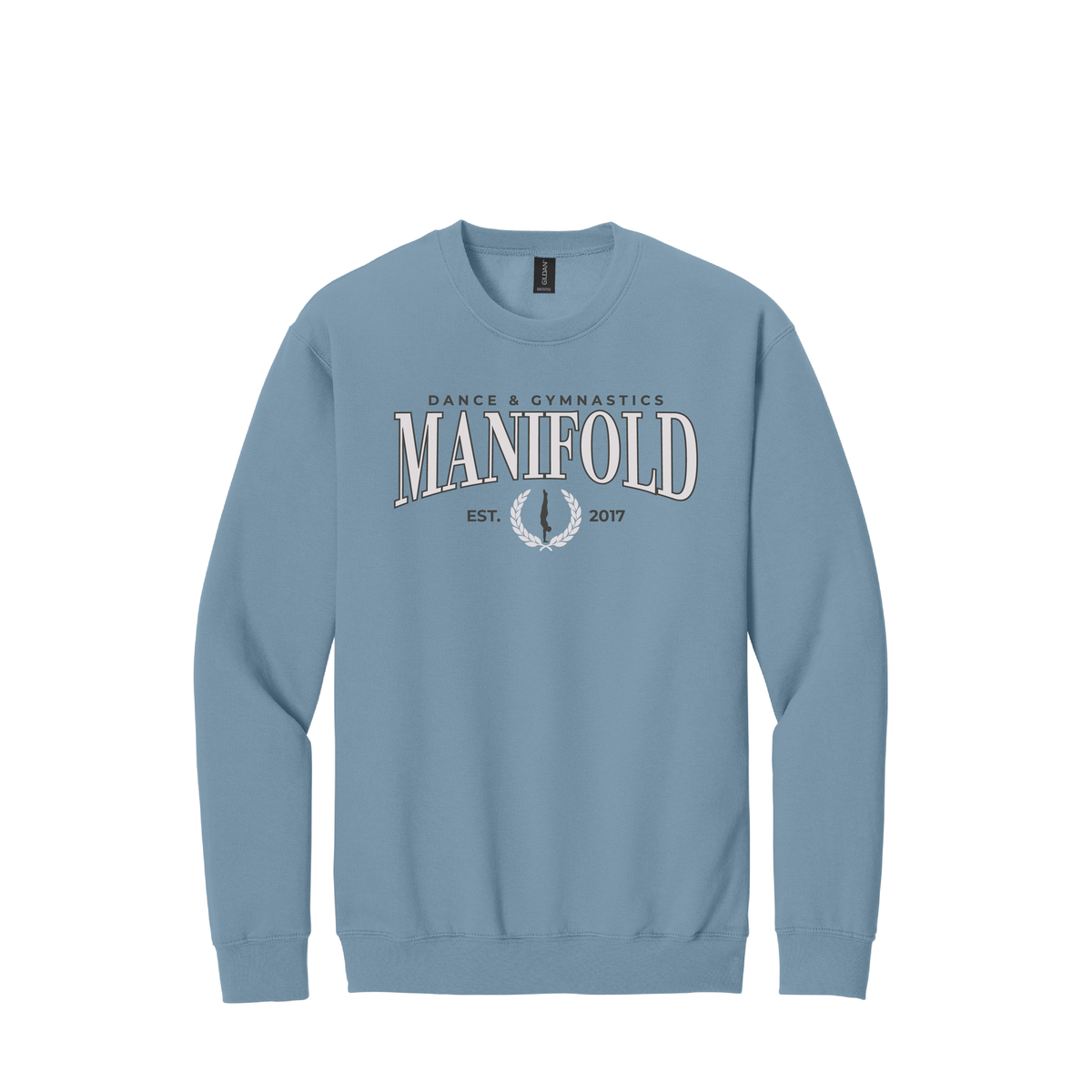 Manifold | Gildan Unisex Softstyle Midweight Crewneck Sweatshirt - Gymnastics