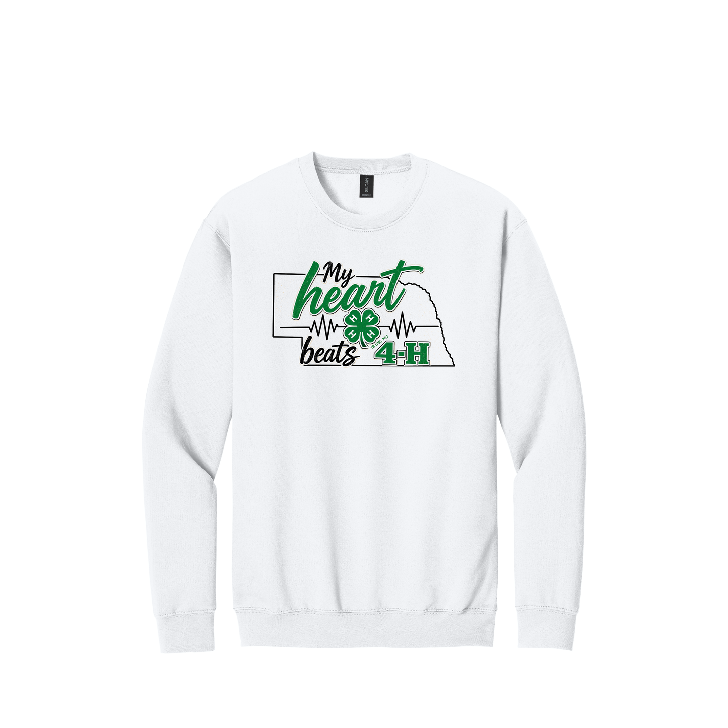 4-H | Gildan Unisex Softstyle Midweight Crewneck Sweatshirt