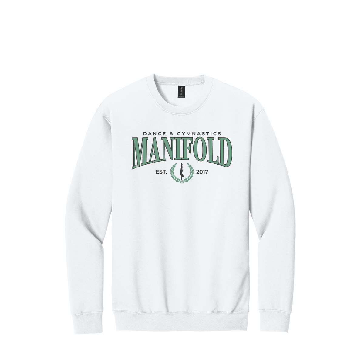 Manifold | Gildan Unisex Softstyle Midweight Crewneck Sweatshirt - Gymnastics