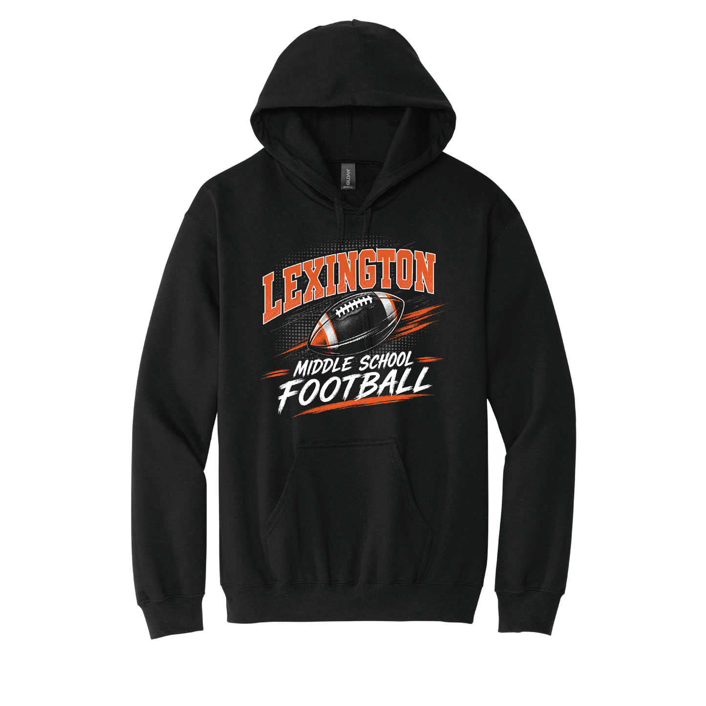 LMS Football | Gildan Softstyle Midweight Pullover Hooded Sweatshirt