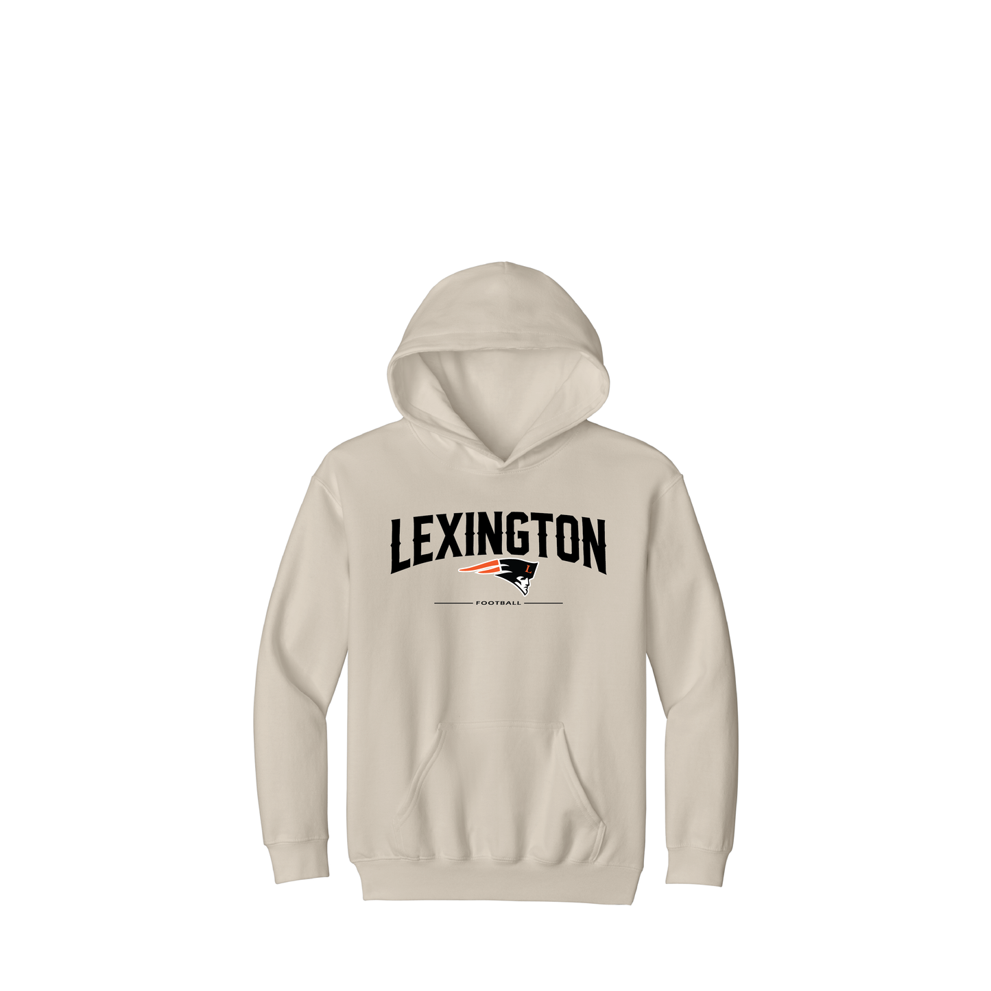 Lex Football | Gildan Youth Softstyle Midweight Pullover Hooded Sweatshirt