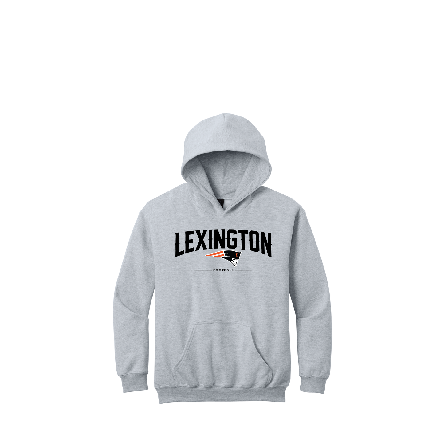 Lex Football | Gildan Youth Softstyle Midweight Pullover Hooded Sweatshirt