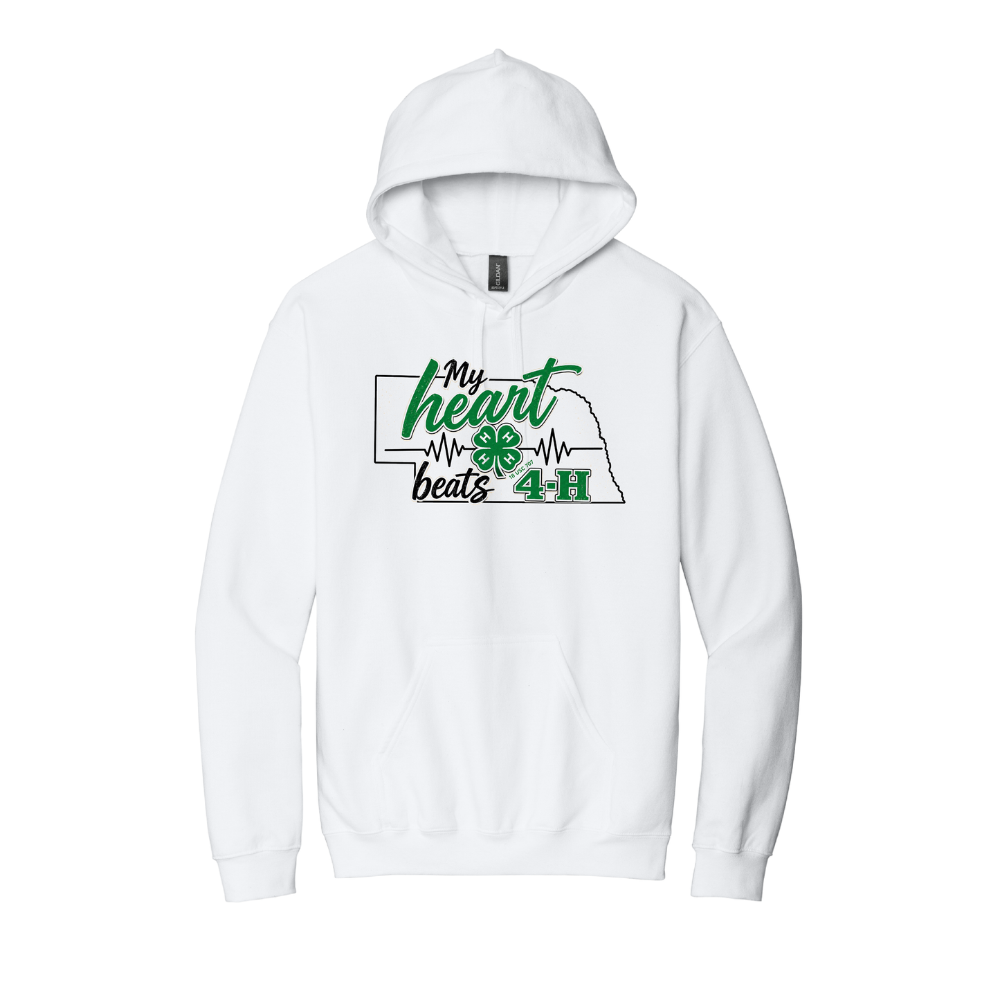 4-H | Gildan Softstyle Midweight Pullover Hooded Sweatshirt