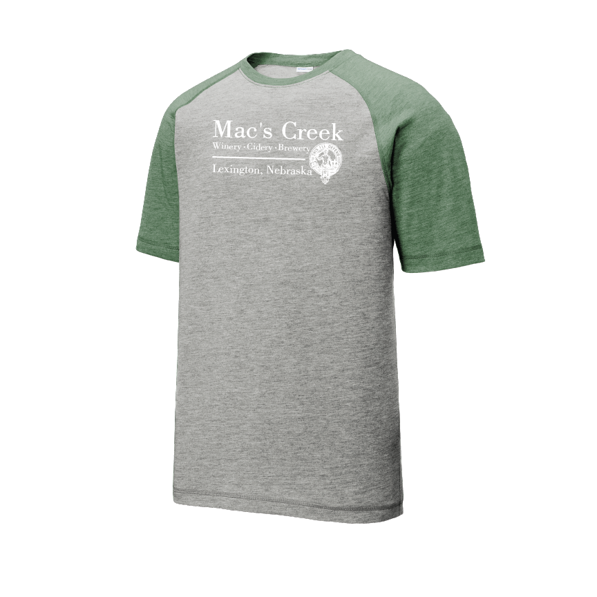 Mac's Creek | Sport-Tek Tri-Blend Wicking Raglan Tee