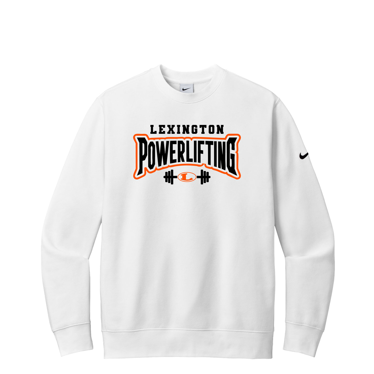 Lex Powerlifting | Nike Club ADULT Fleece Sleeve Swoosh Crew