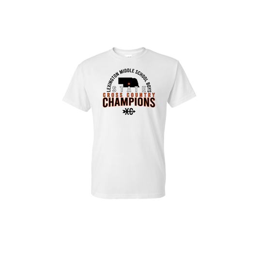 LMS XC Champs | Gildan YOUTH DryBlend 50 Cotton/50 Poly T-Shirt